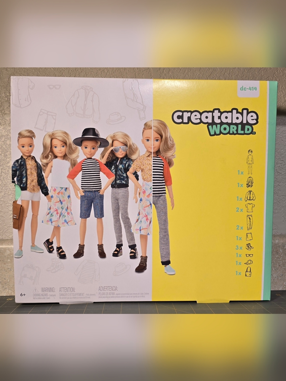 Creatable World Doll, Deluxe Character Kit, DC-414